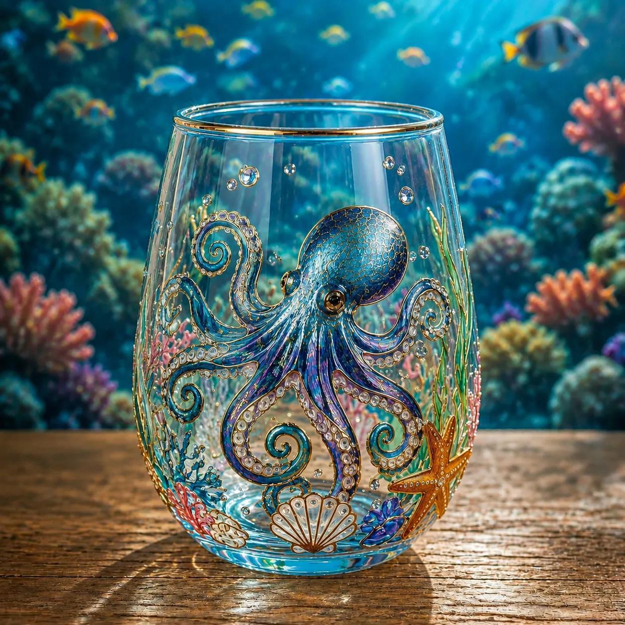 🌿🌊Journey Through Nature — Handcrafted Glassware✨